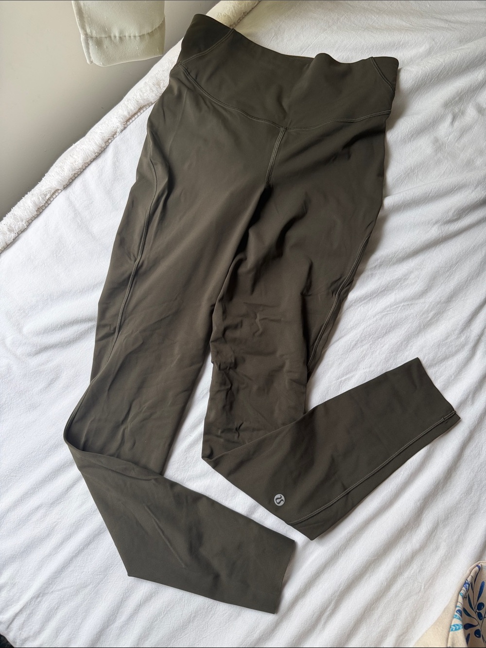lululemon athletica Olive Green High-Rise Leggings